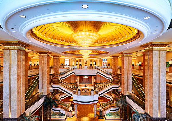 Visit to emirates palace hotel in abu dhabi Print