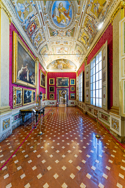 Stunning gallery in Palazzo Pitti Florence Tuscany Print