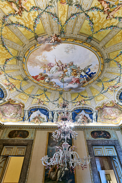 Ceiling of Queen Maria Carolina apartment in Caserta by Marco Brivio