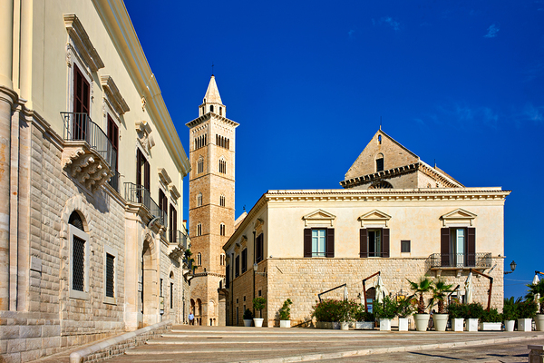 Apulia Puglia Italy. Trani. Basilica Cattedrale Beata Maria Vergine Assunta dedicated to Saint Nicholas Print