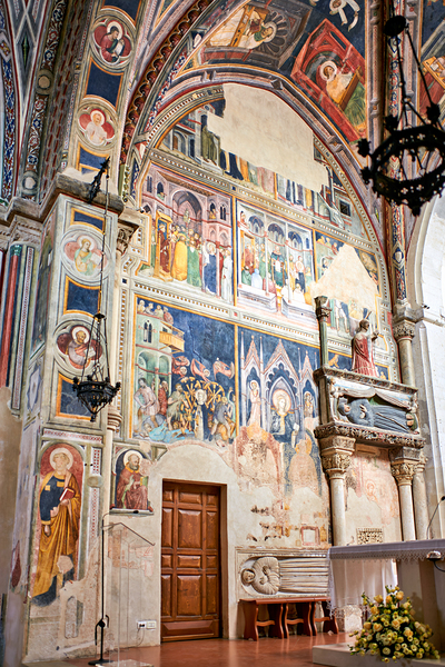 Salento. Apulia Puglia Italy. Galatina. Santa Caterina dAlessandria church. Frescoes by Francesco dArezzo Print