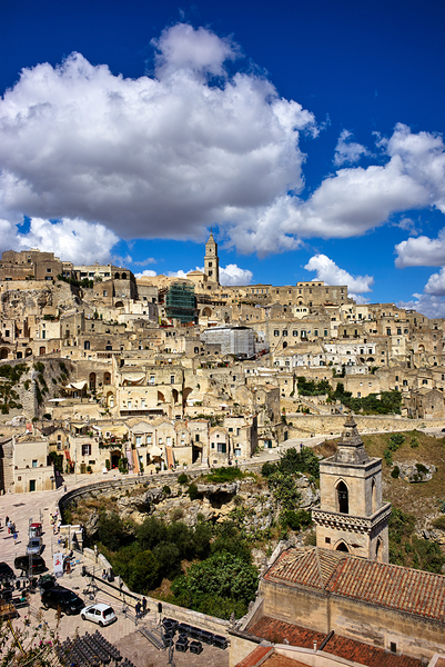 Matera Basilicata Italy. Cityscape. I sassi di Matera Print