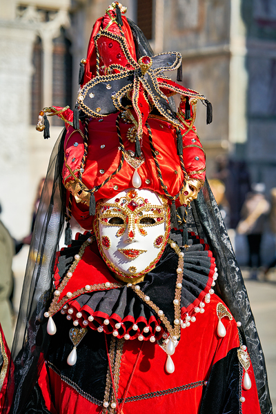 Venice Italy. The Carnival Print