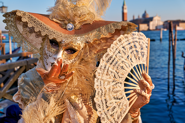 Venice Italy. The Carnival Print