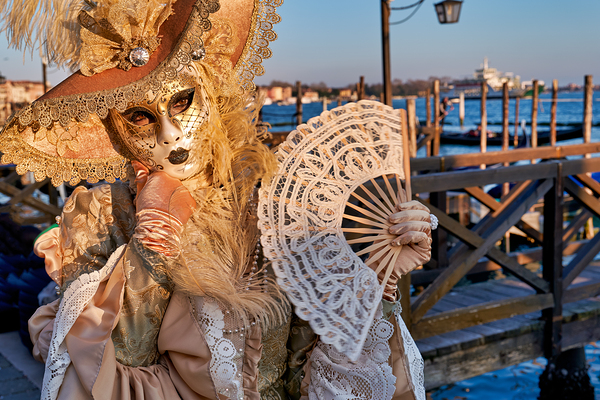 Venice Italy. The Carnival Print