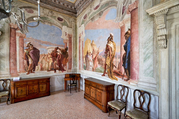 Vicenza Veneto Italy. The interiors of the Villa Valmarana ai Nani frescoed  by Giambattista and Giandomenico Tiepolo Digital Download