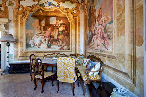 Vicenza Veneto Italy. The interiors of the Villa Valmarana ai Nani frescoed  by Giambattista and Giandomenico Tiepolo Digital Download