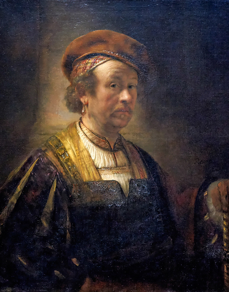 Rembrandt Workshop - Portrait of Rembrandt - 1650 Digital Download