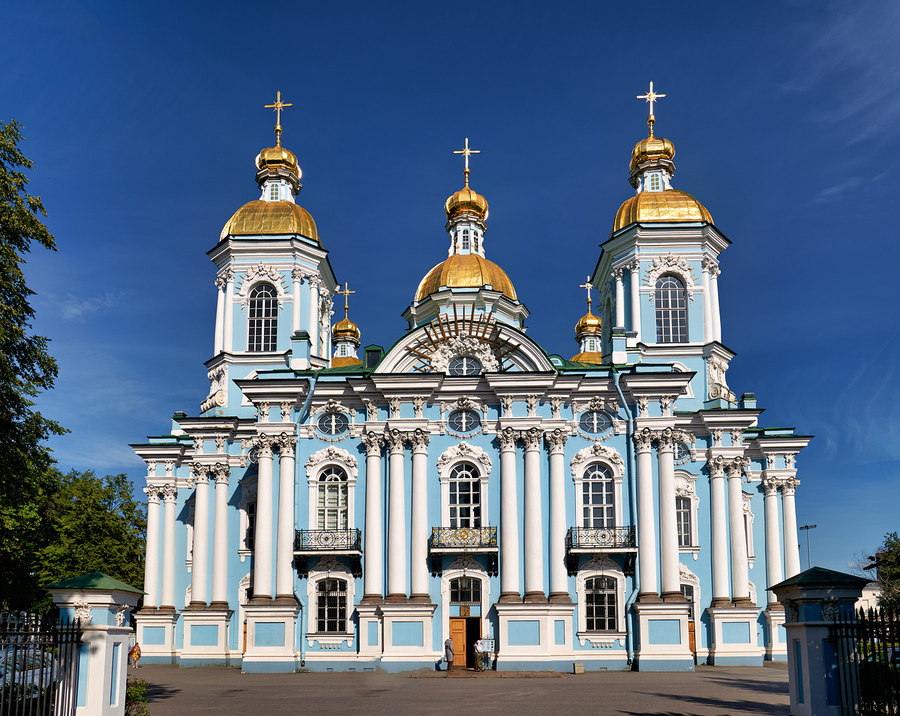 Visit to st. nicholas naval cathedral in st. petersburg  Imprimer