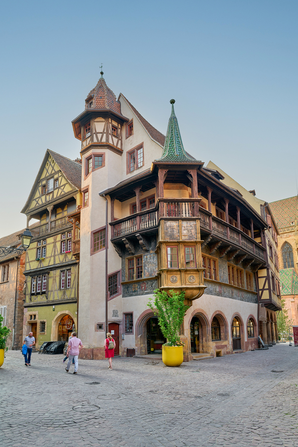 Historic Maison Pfister in Colmar on a sunny day  Print