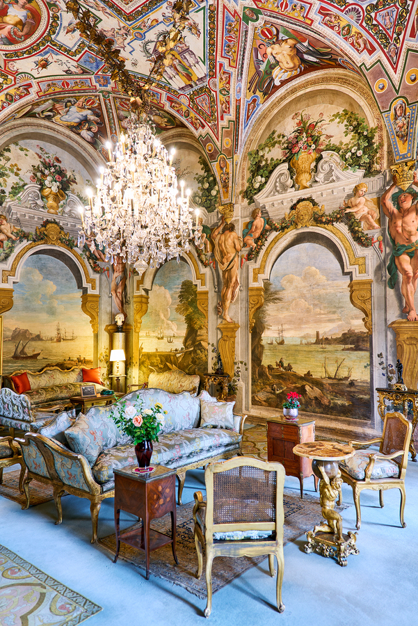 Exploration of colonna art gallery in palazzo colonna rome ital  Print