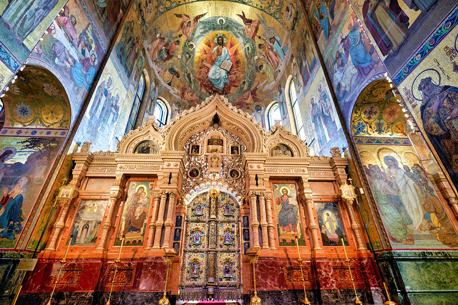 Exploring st. petersburgs church of the savior blood  Print