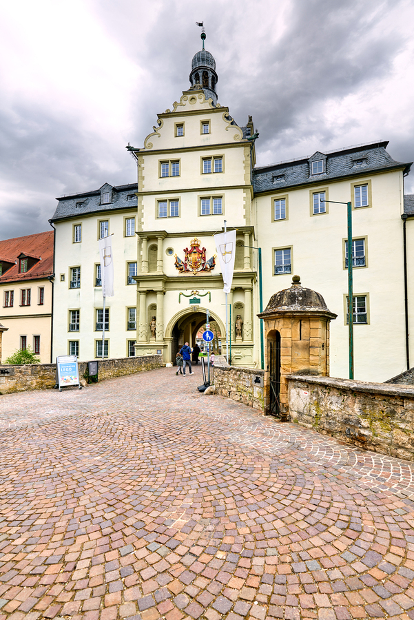 Visit deutschordensschloss castle on bavarias romantic road  Print
