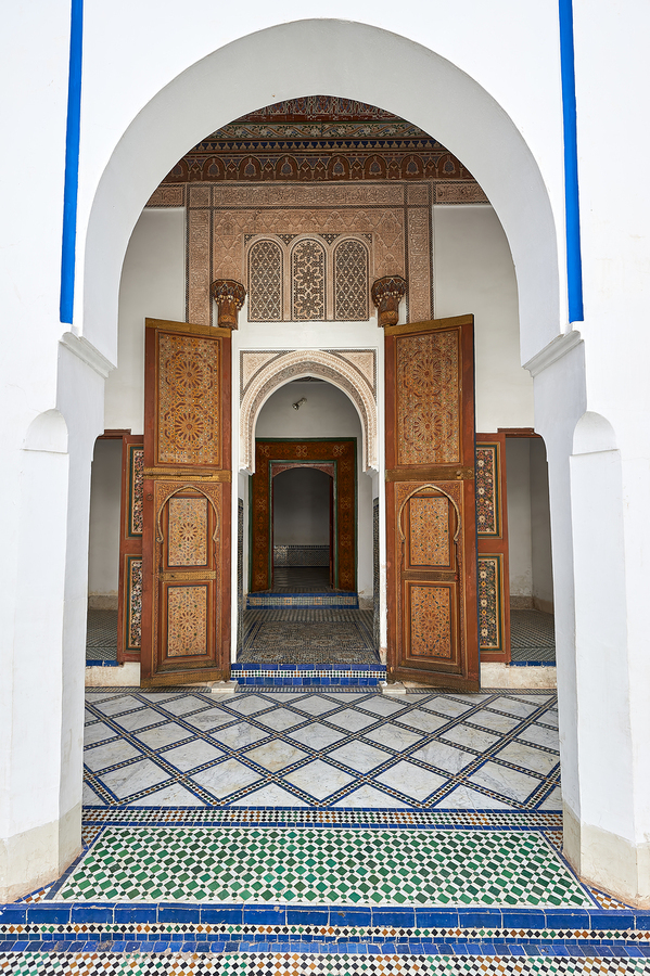 Visit Bahia Palace in Marrakesh Morocco during the day  Print