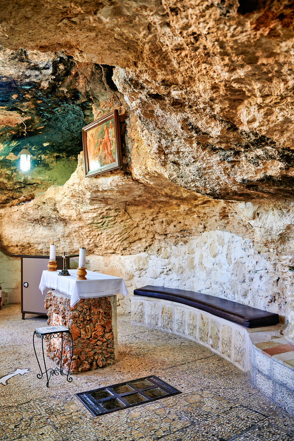 Visit to shepherds field chapel in bethlehem israel  Print