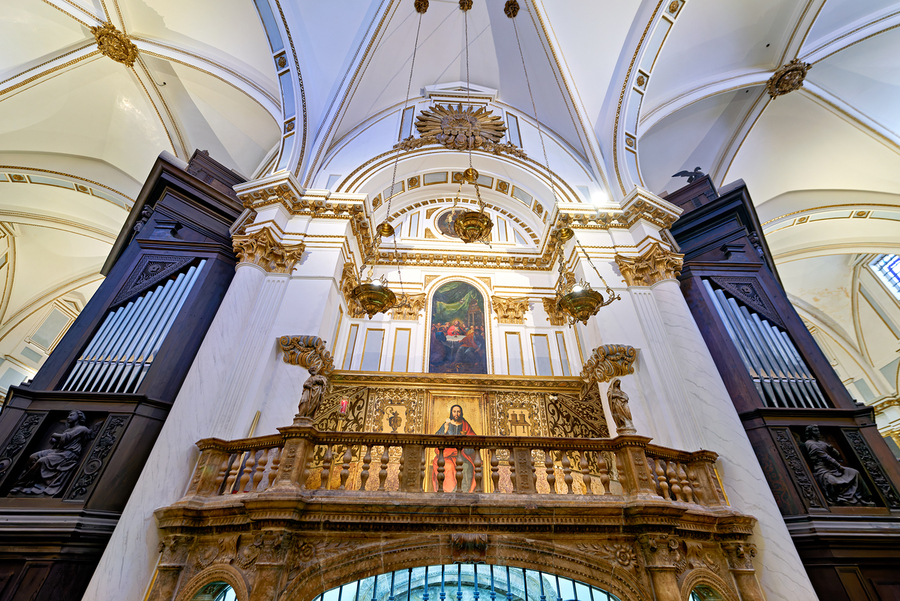 Visit to the cathedral of valencia in spain  Print