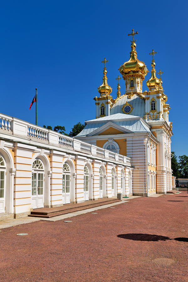 Exploring peterhof palace in saint petersburg russia  Print