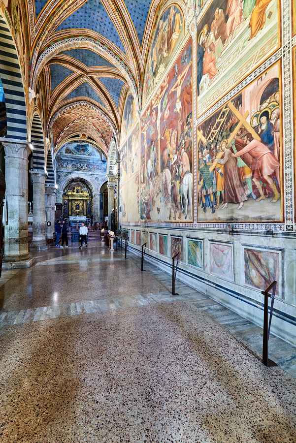 Inside Collegiata di Santa Maria Assunta Tuscany  Print