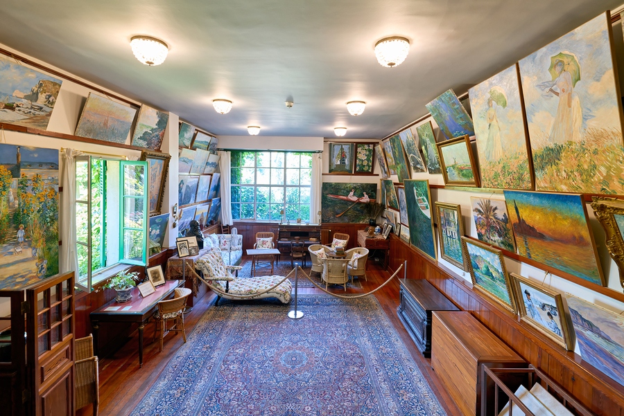 Visit to Monets house in Giverny Normandy France tells a unique  Print