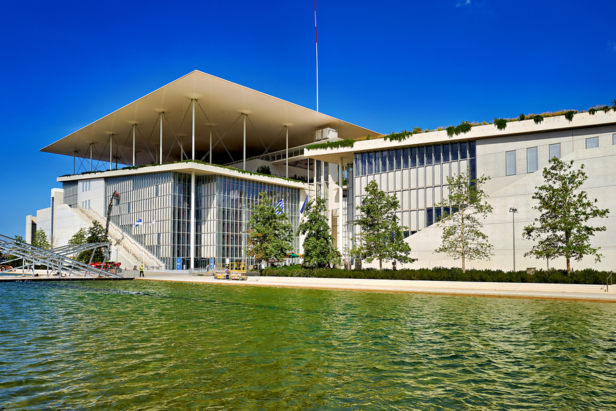 Stavros niarchos foundation cultural center in athens greece  Print