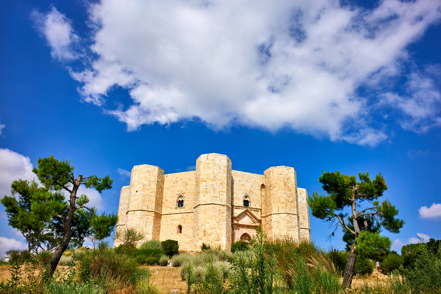 Apulia Puglia Italy. Castel del Monte  Print