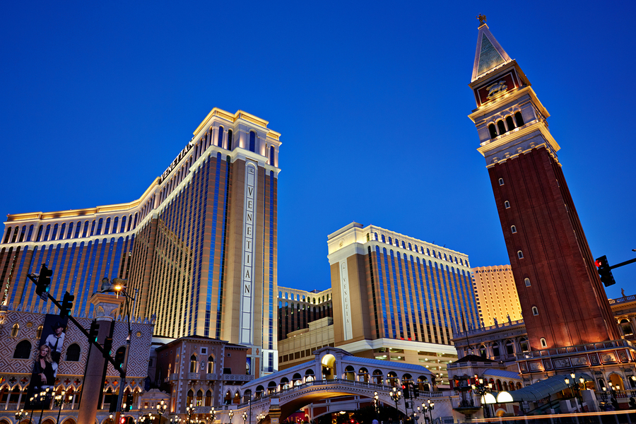 Venetian Hotel and Casino. Las Vegas Nevada USA  Print