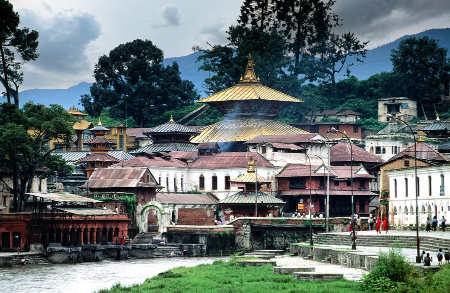 Nepal. Kathmandu. Pashupatinath  Print