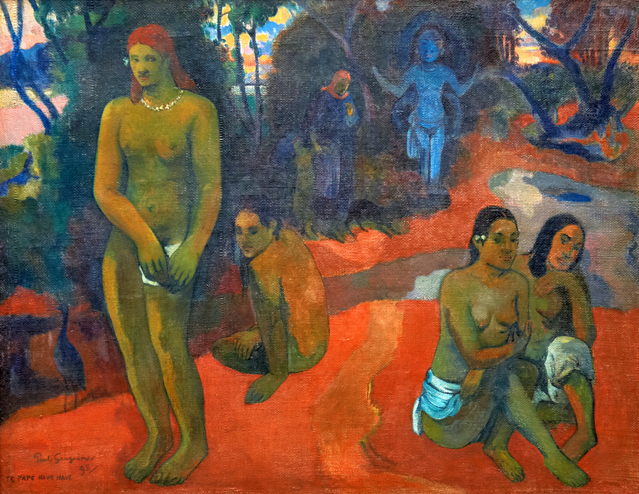 Paul Gauguin - Te Pape Nave Nave Delectable Waters - 1898  Print