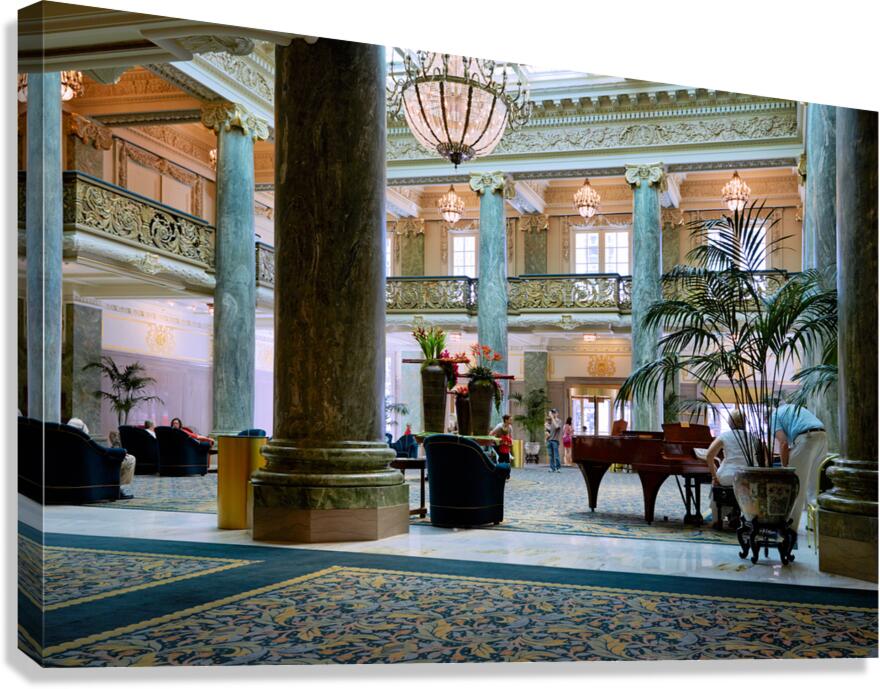 Joseph Smith memorial Building. Salt Lake City Utah USA Canvas Print