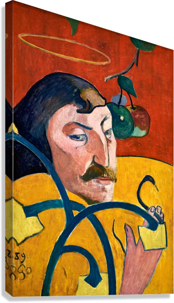 Paul Gauguin - Self Portrait - 1889 Canvas Print