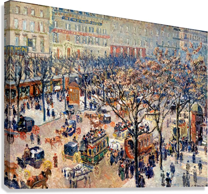 Inside the Library of Congress. The Reading Hall. Washington D.C. Canvas Print