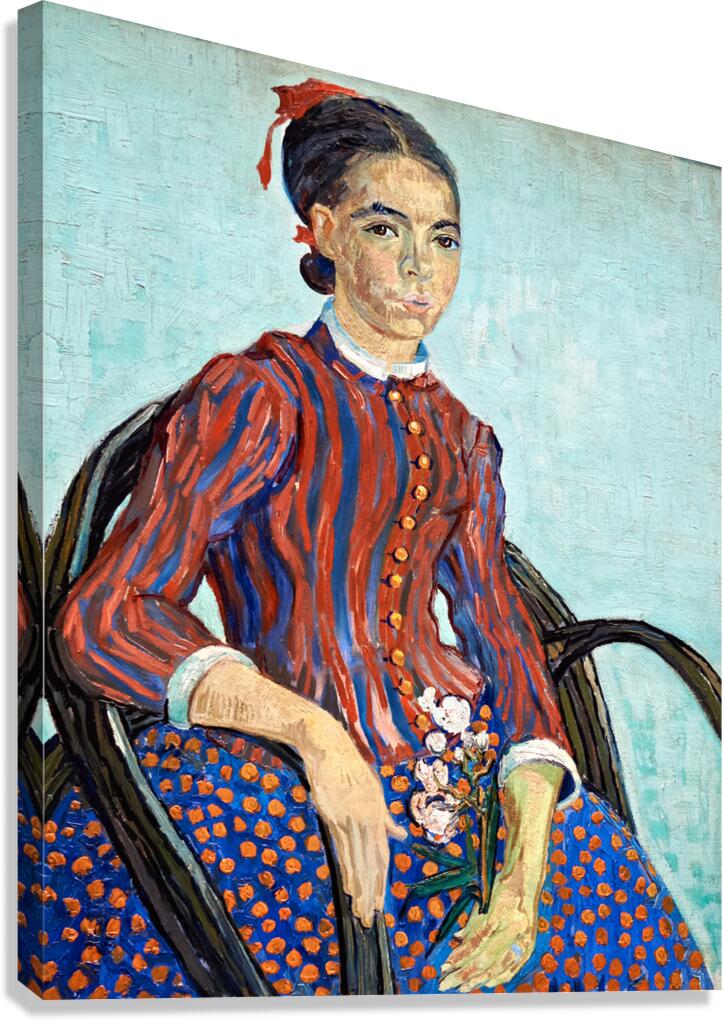 Vincent Van Gogh - La Mousmé - 1888 Canvas Print