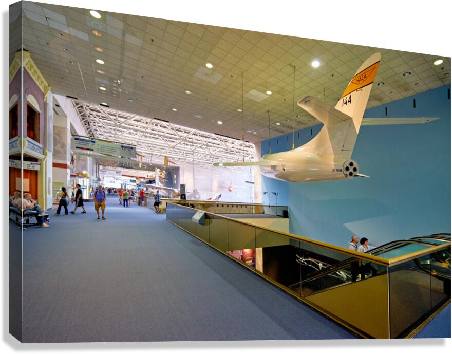 Inside the Smithsonian National Air and Space Museum. Washington D.C. Canvas Print