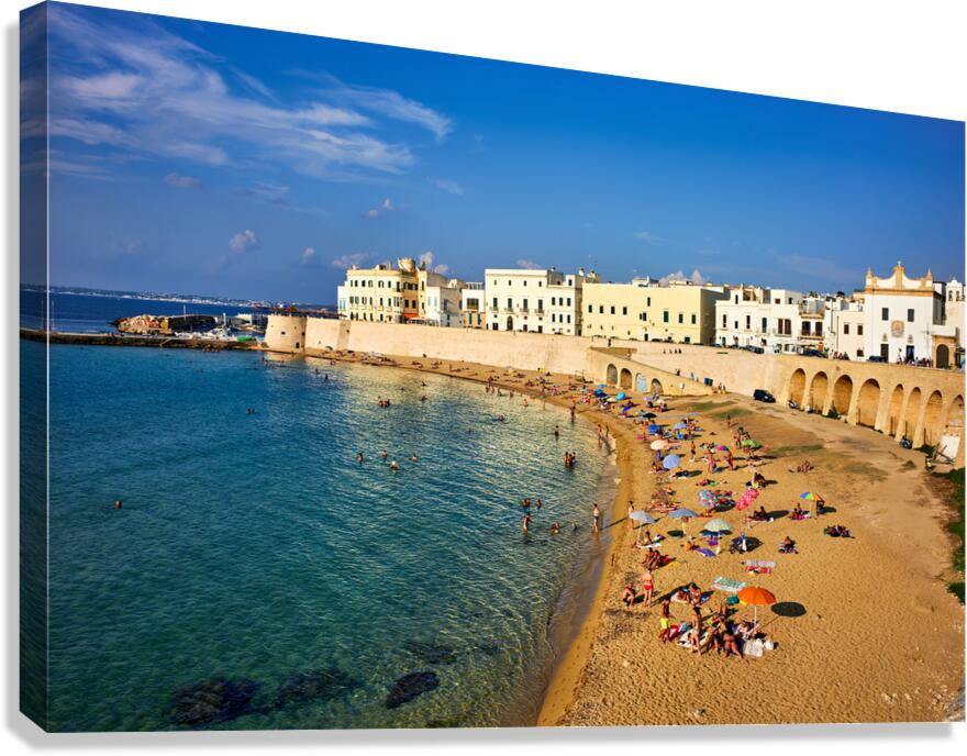 ITALY Puglia Gallipoli Canvas Print