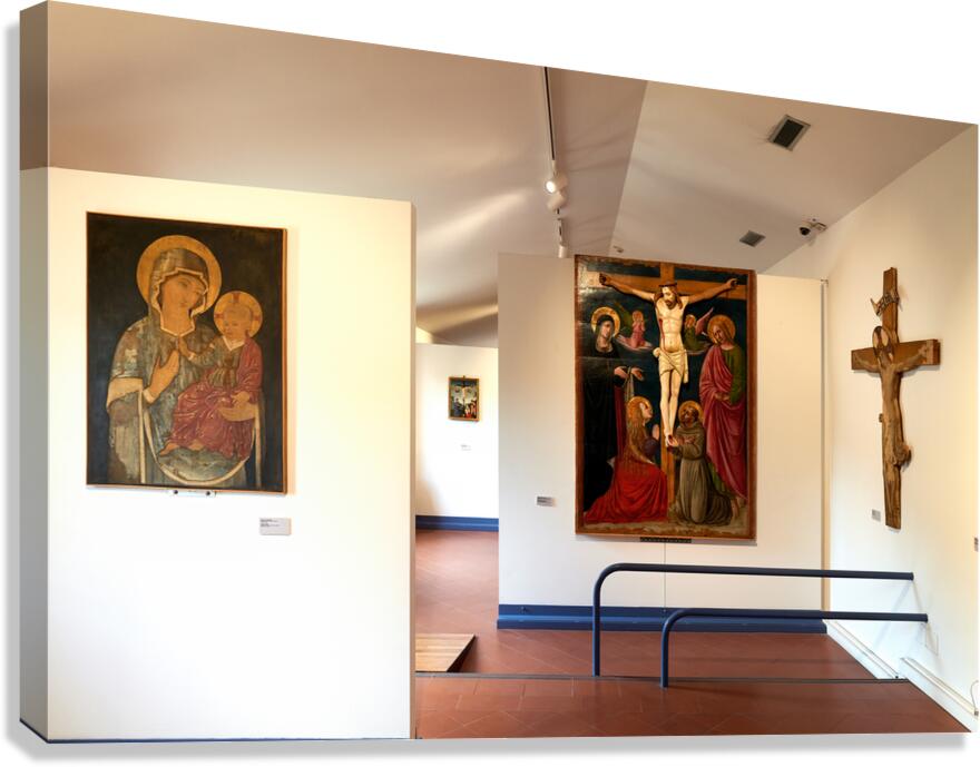 Montefalco Umbria Italy. Complesso Museale di San Francesco San Francesco Museum Canvas Print