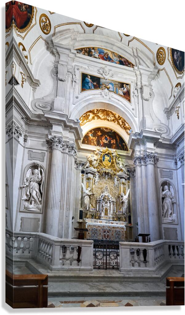Spoleto Umbria Italy. The Cathedral Canvas Print