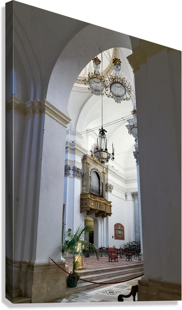 Spoleto Umbria Italy. The Cathedral Canvas Print