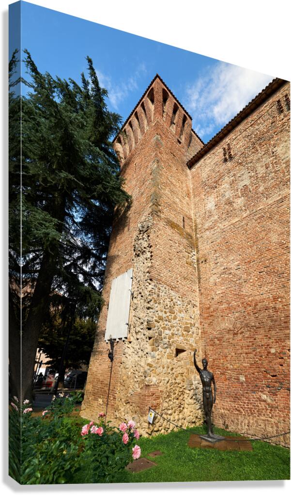 Città della Pieve Umbria Italy. Rocca Perugina Canvas Print