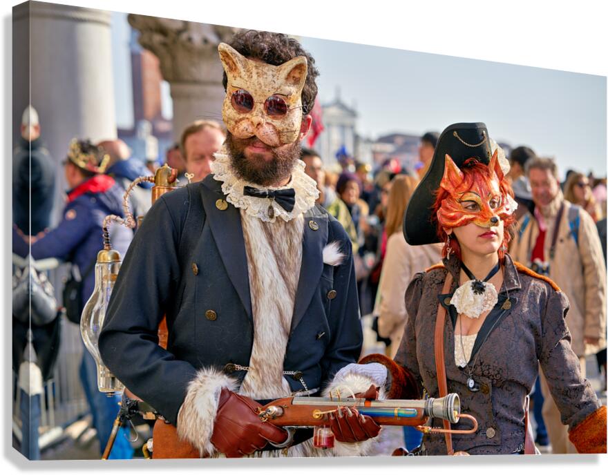 Venice Italy. The Carnival Canvas Print