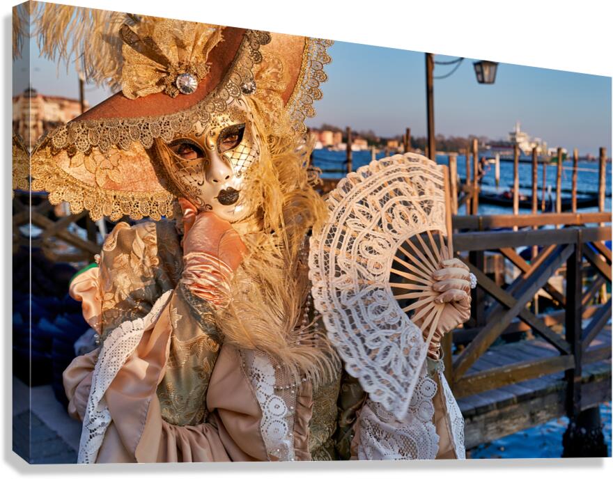 Venice Italy. The Carnival Canvas Print