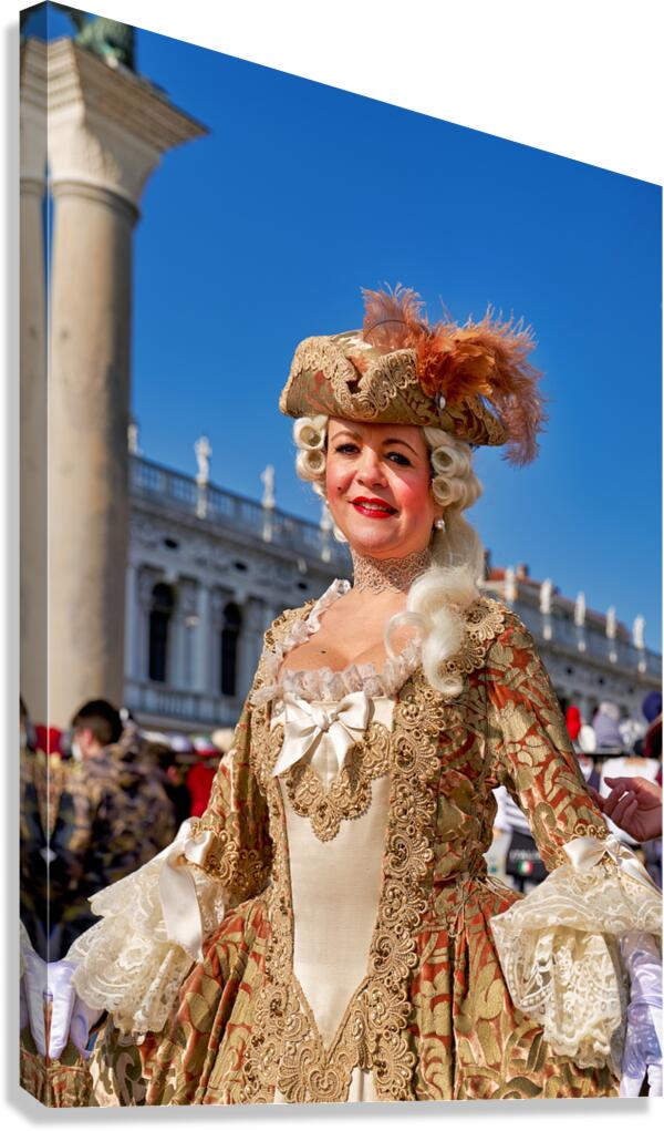 Venice Italy. The Carnival Canvas Print