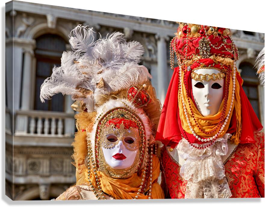 Venice Italy. The Carnival Canvas Print