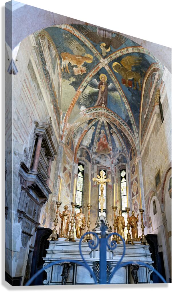 Verona Veneto Italy. San Fermo Maggiore Church Canvas Print