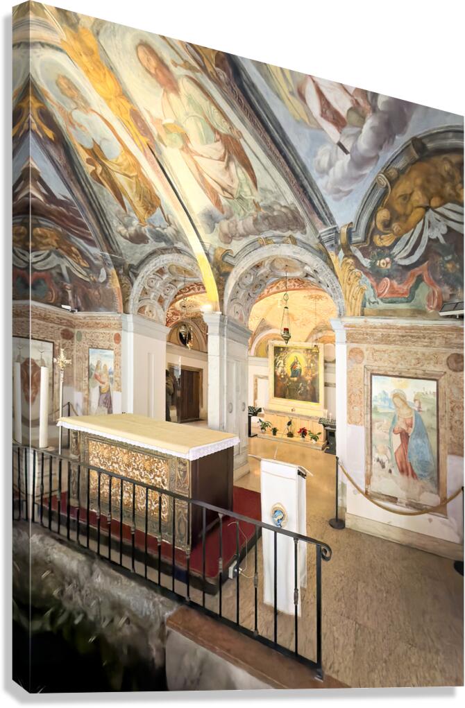 Interior of Santa Maria alla Fontana church in Milan Italy wit Canvas Print