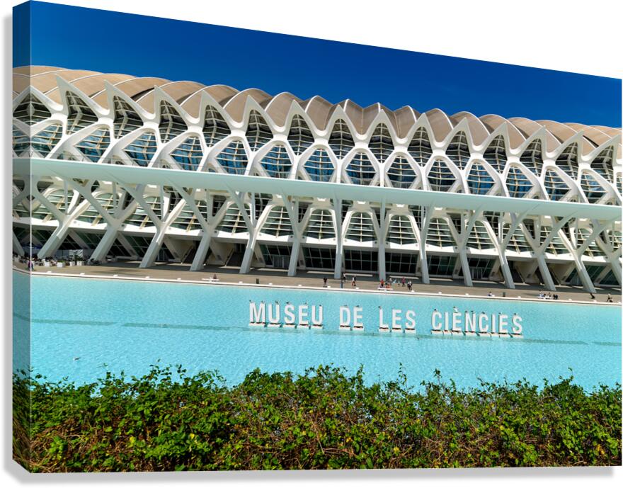 Visit Museu de les Sciences Principe Felipe in Valencia Spain Canvas Print
