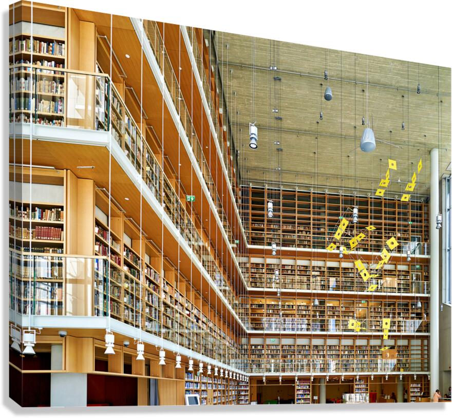 National library in stavros niarchos foundation cultural center Canvas Print