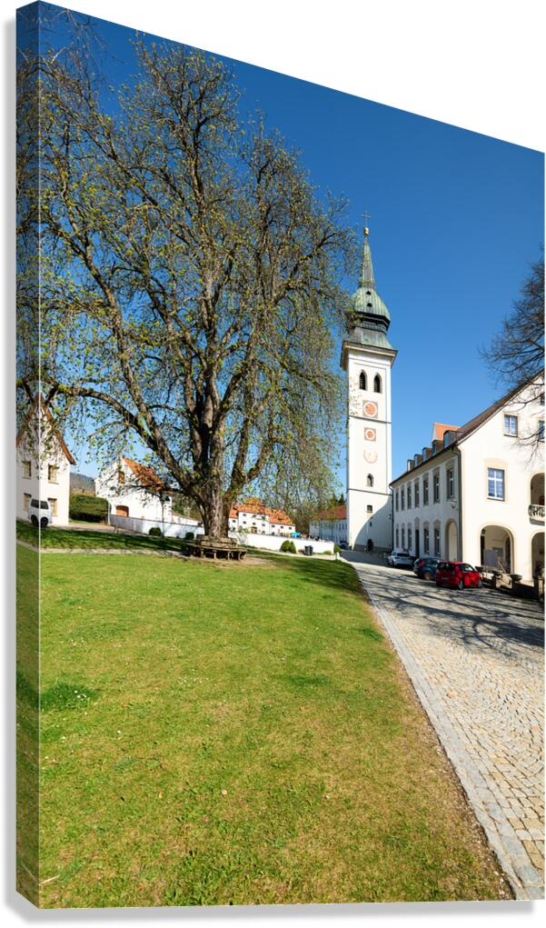 Explore Maria Geburt Church in Rottenbuch Bavaria along Romanti Canvas Print