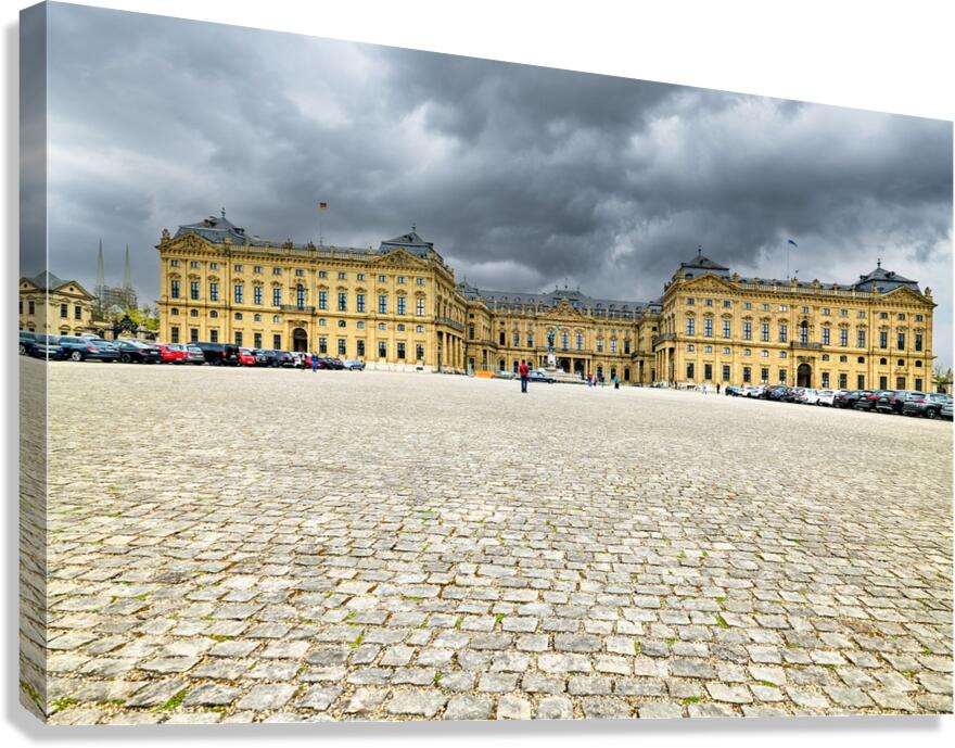 Residenz in Wurzburg along the Romantic Road in Bavaria Germany Canvas Print