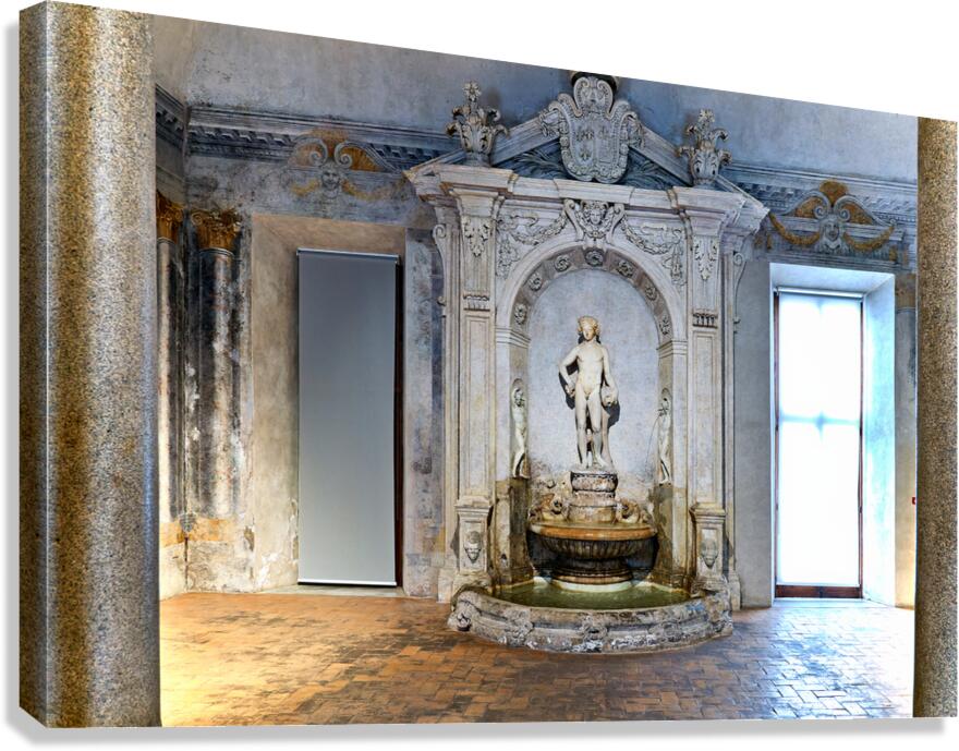 Visit to the Galleria Nazionale dArte Antica in Rome Canvas Print