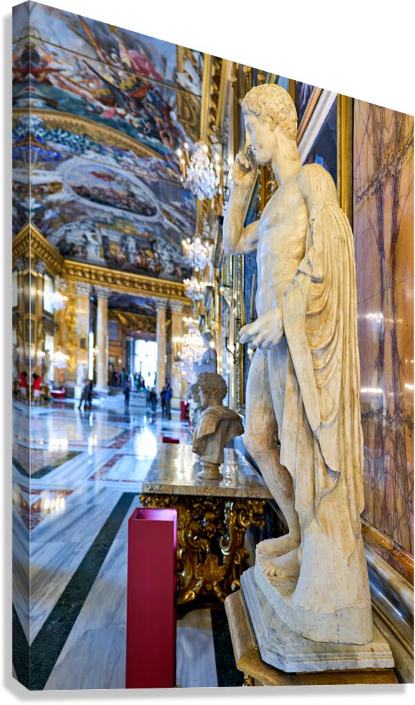 Visit Colonna Art Gallery located in Palazzo Colonna in Rome Canvas Print